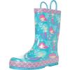 Western Chief Girl’s Limited Edition Printed Rain Boots (Toddler/Little Kid/Big Kid)(Mermaid Aqua)