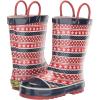 Western Chief Girl’s Limited Edition Printed Rain Boots (Toddler/Little Kid/Big Kid)(Red)