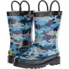 Western Chief Girl’s Limited Edition Printed Rain Boots (Toddler/Little Kid/Big Kid)(Shark Chomp)