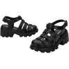 mini melissa Megan Platform Sandals for Kids(Black)