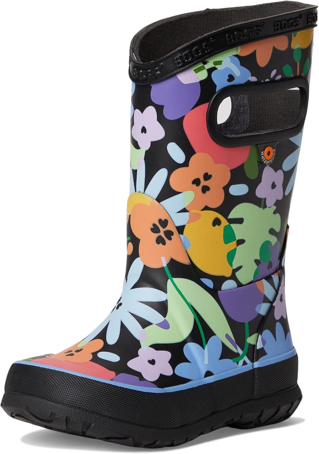 imageBOGS UnisexChild Kids Rainboot Rain BootBlack Multi