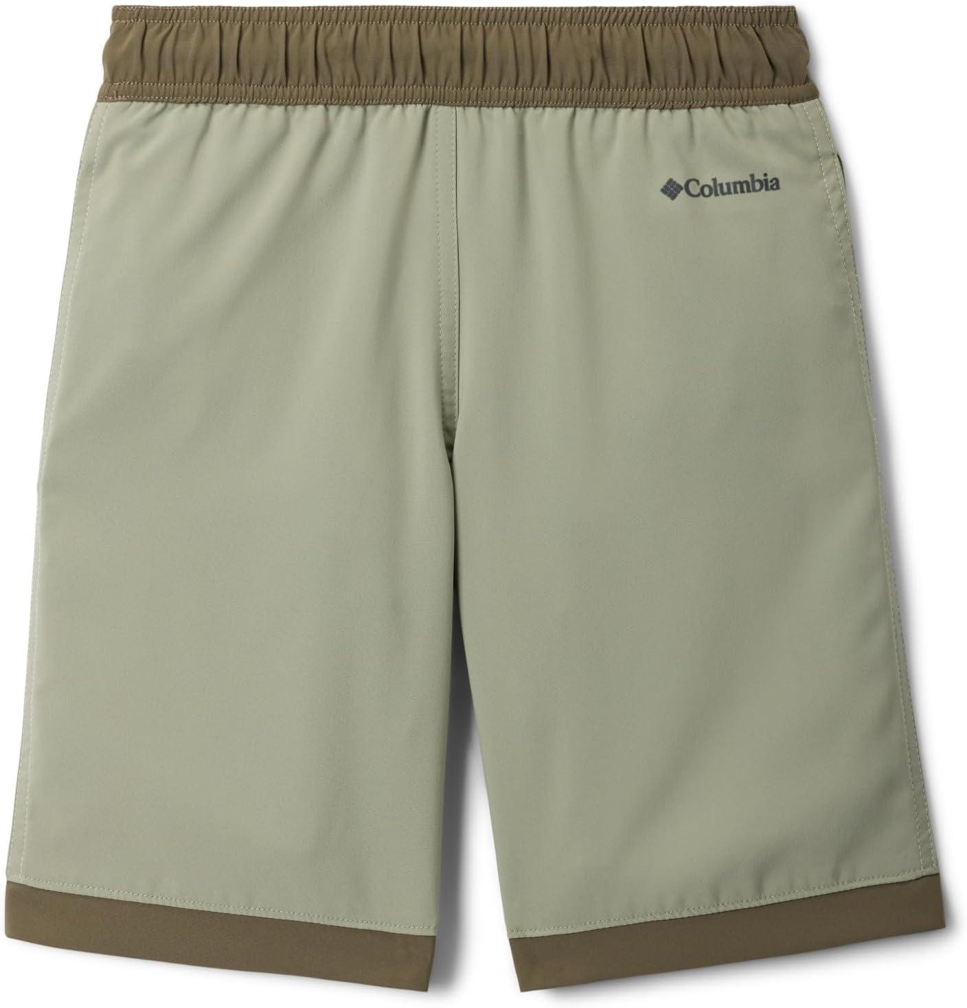 imageColumbia Boys Sandy Shores Boardshort MoistureWicking UV Sun ProtectionSafariStone Green