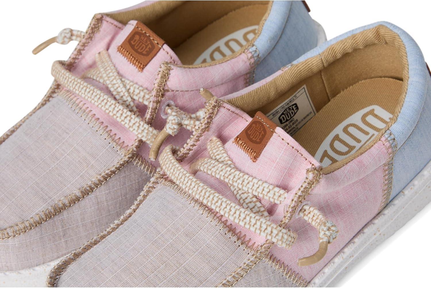 imageHEYDUDE Mens Wally Tri Nu Prep Little Big Kid LoaferIrish CreamMulti