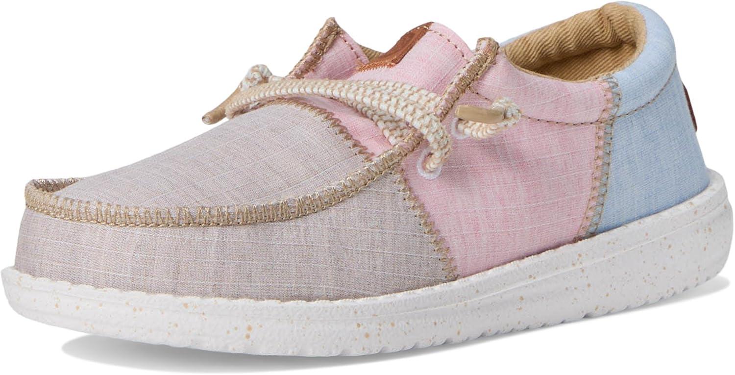 imageHEYDUDE Mens Wally Tri Nu Prep Little Big Kid LoaferIrish CreamMulti