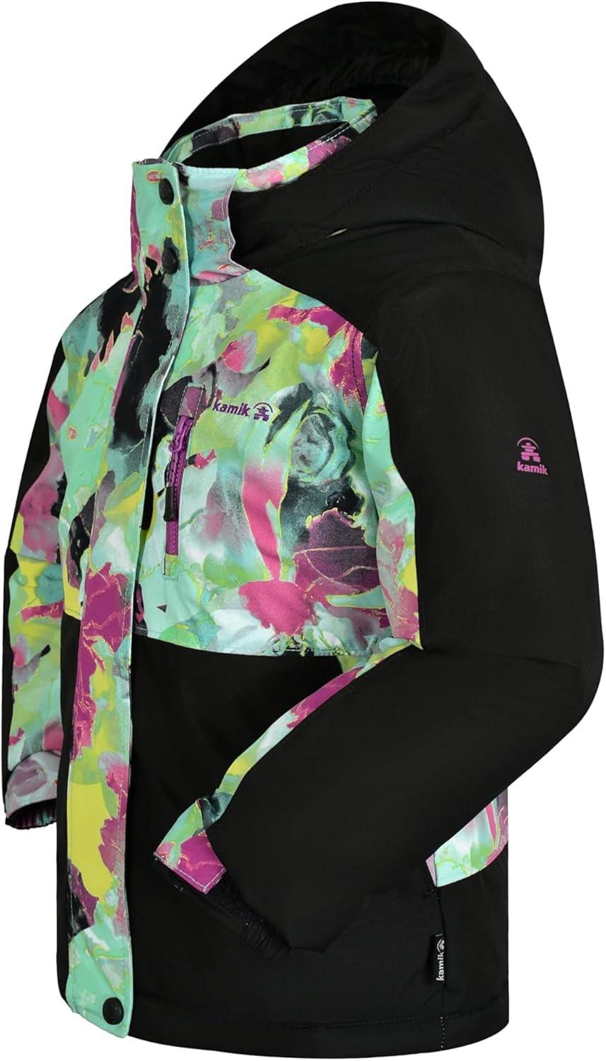 imageKamik girls Mirabel Insulated Jacket ToddlerLittle KidBig KidBlack