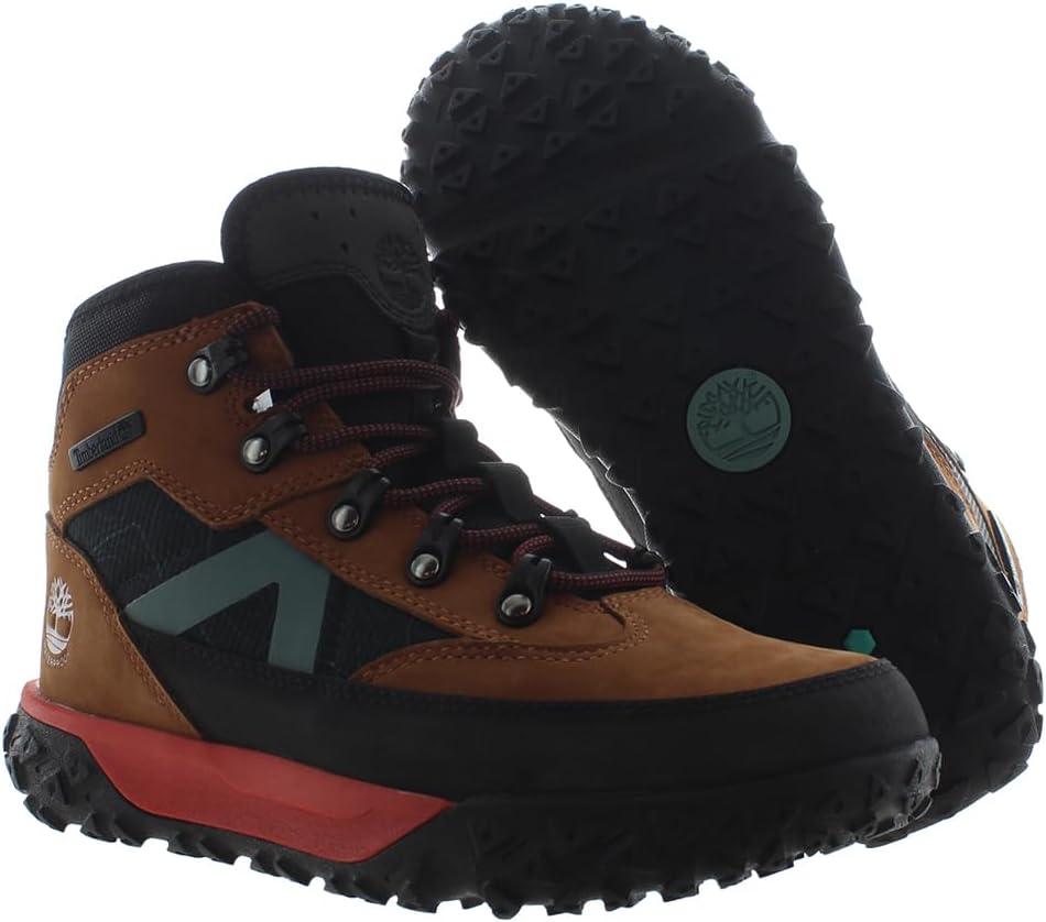 imageTimberland boys Greenstride Motion 6quot Mid FabricLeather Waterproof ToddlerLittle KidBlack