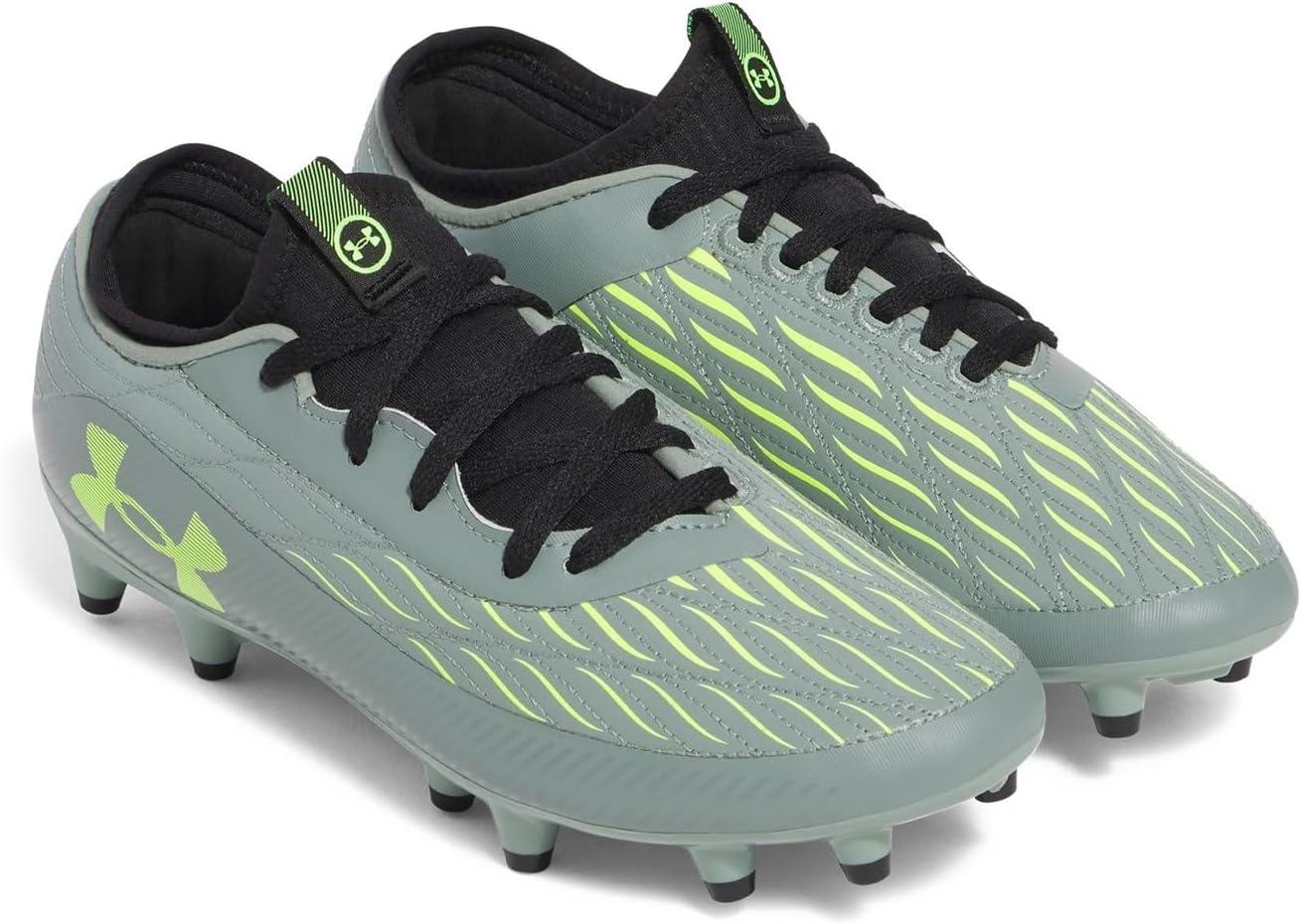 imageUnder Armour Boys Magnetico Select 4 Jr Football CleatSilica GreenSilica GreenHigh Vis Yellow