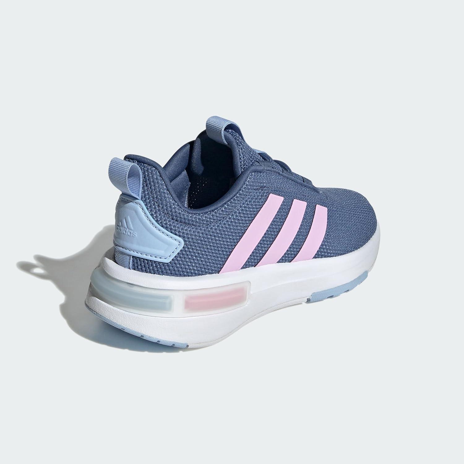 imageadidas Kids Racer TR23 LaceUp SneakerCrew BlueBliss LilacBlue