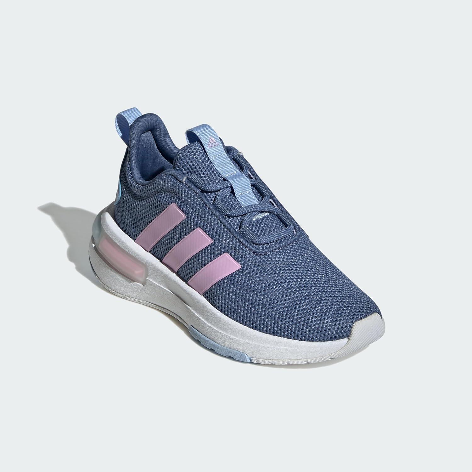 imageadidas Kids Racer TR23 LaceUp SneakerCrew BlueBliss LilacBlue