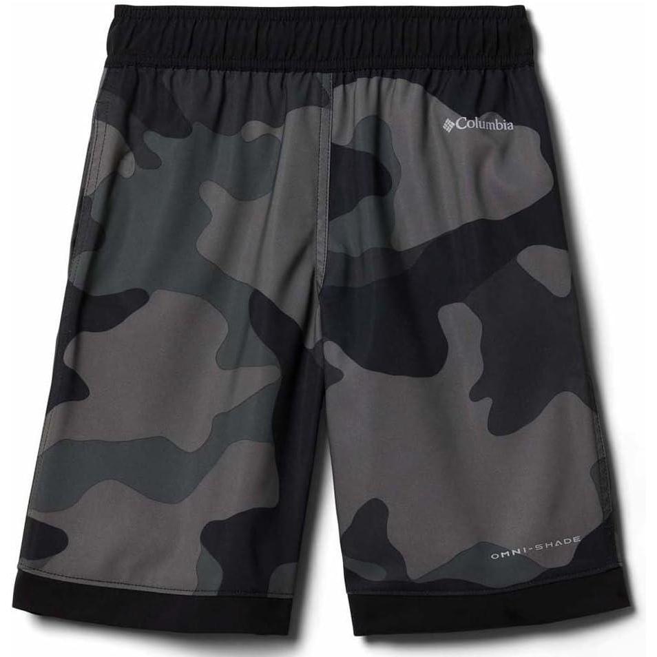 imageColumbia Boys Sandy Shores Boardshort MoistureWicking UV Sun ProtectionBlack Mod Camo
