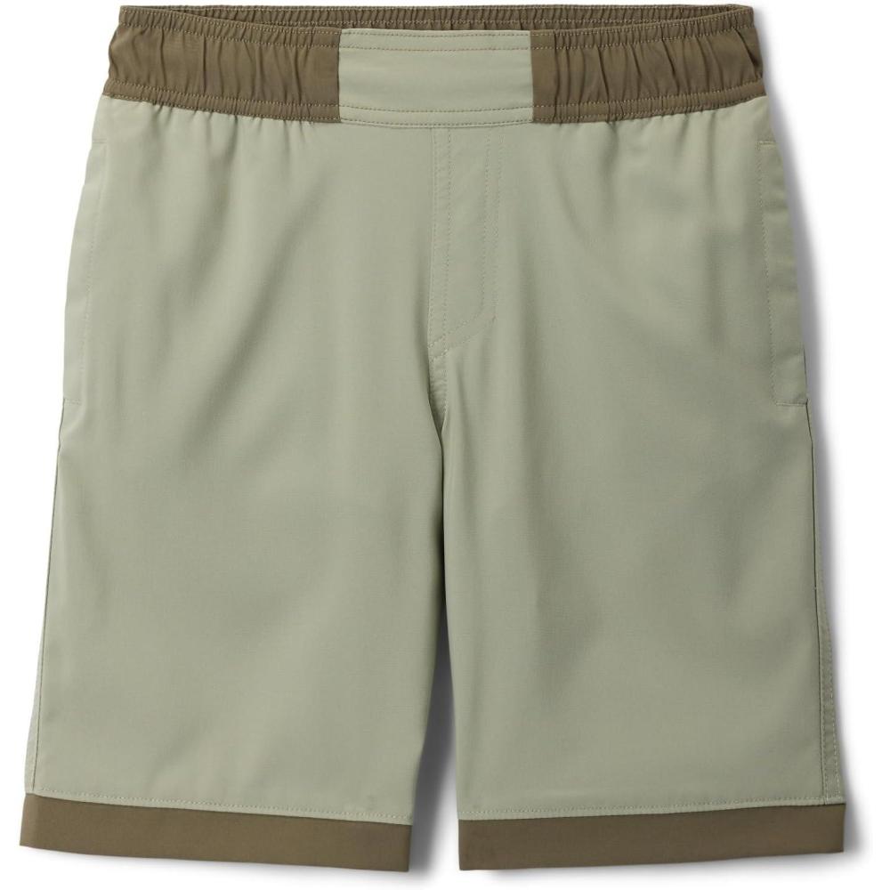 imageColumbia Boys Sandy Shores Boardshort MoistureWicking UV Sun ProtectionSafariStone Green