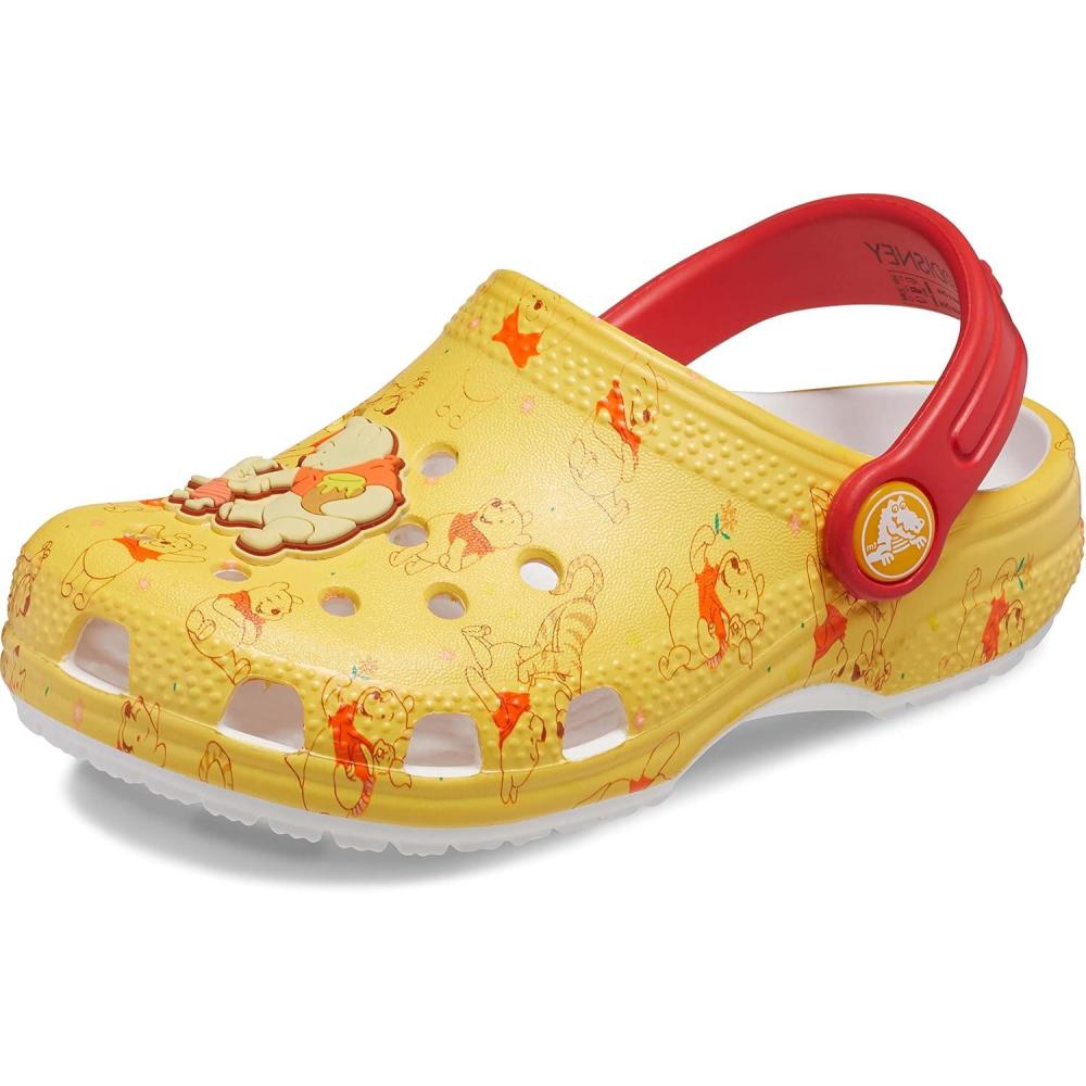 imageCrocs UnisexChild Classic Winnie The Pooh ClogWhiteMulti