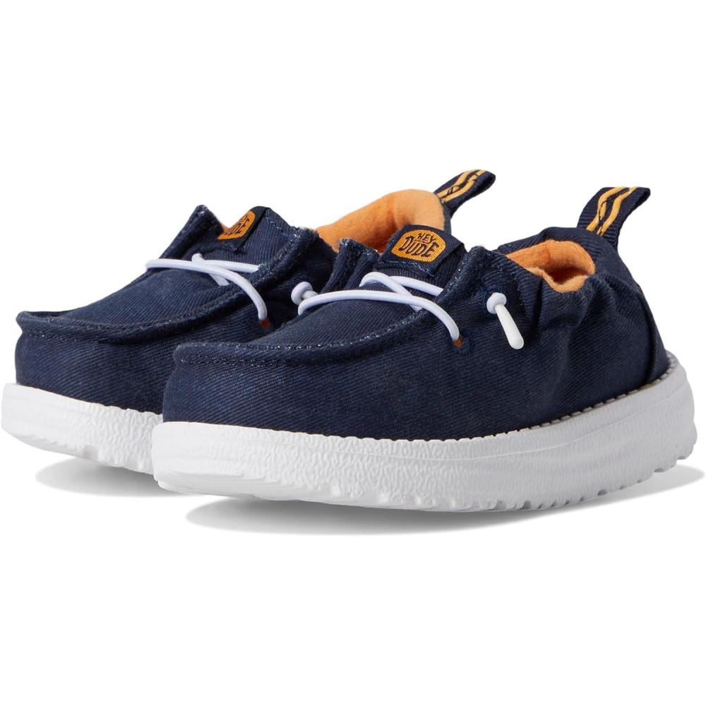 imageHEYDUDE BabyBoys Lil Dudes Slipon Classic InfantToddler LoaferNavy Blazer
