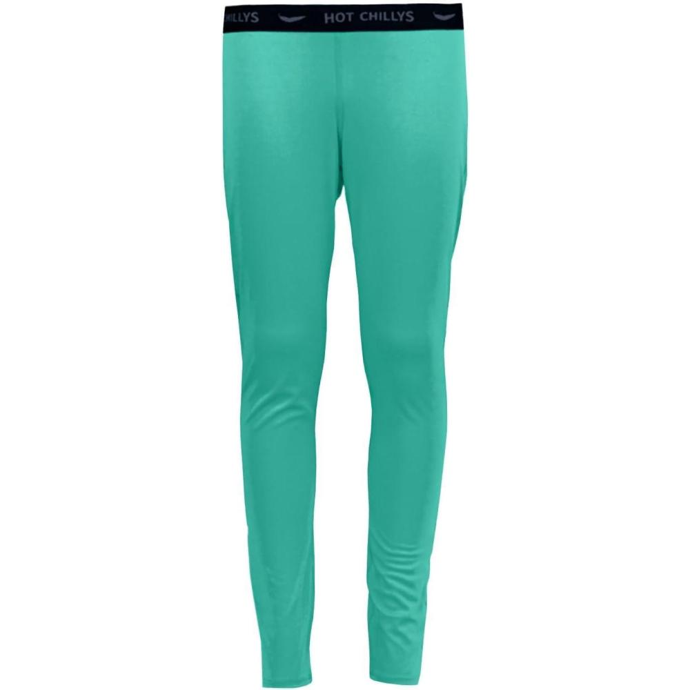 imageHot Chillys Youth Peach Skins Lightweight Relaxed Fit Base Layer Bottoms Warm MoistureWicking Thermal Underwear Ski PantsLagoon