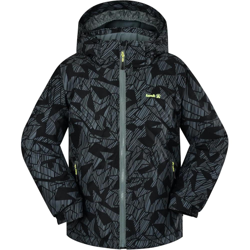 imageKamik Boys Wings Insulated Jacket ToddlerLittle Big KidAsphalt