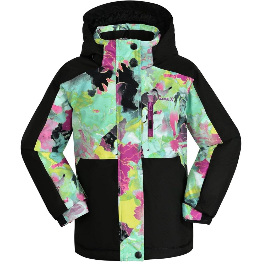 imageKamik girls Mirabel Insulated Jacket ToddlerLittle KidBig KidBlack