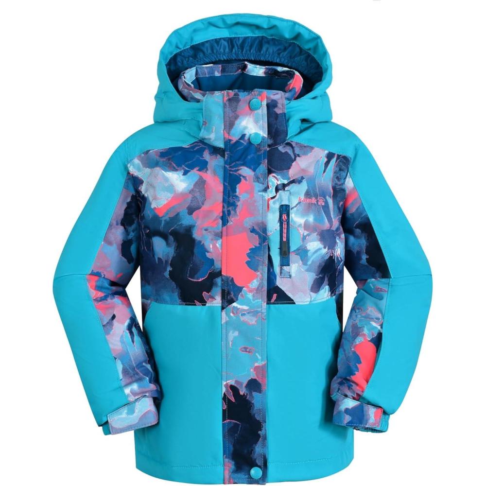 imageKamik girls Mirabel Insulated Jacket ToddlerLittle KidBig KidCyan
