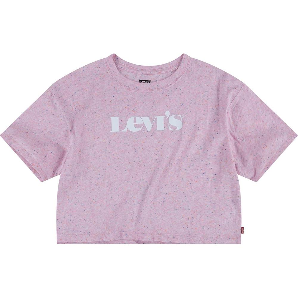 imageLevis Girls High Rise Graphic TShirtAlmond
