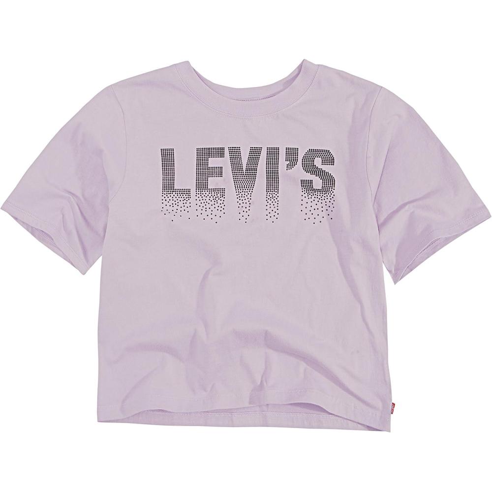 imageLevis Girls High Rise Graphic TShirtLavender Fog