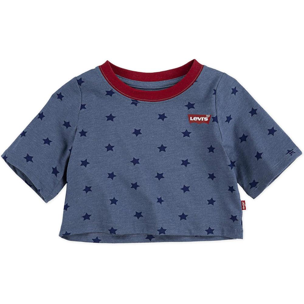 imageLevis Girls High Rise Graphic TShirtNavy Heather