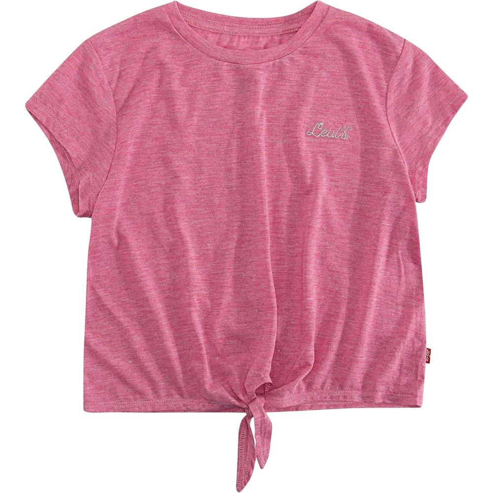 imageLevis Girls High Rise Graphic TShirtSachet Pink Heather