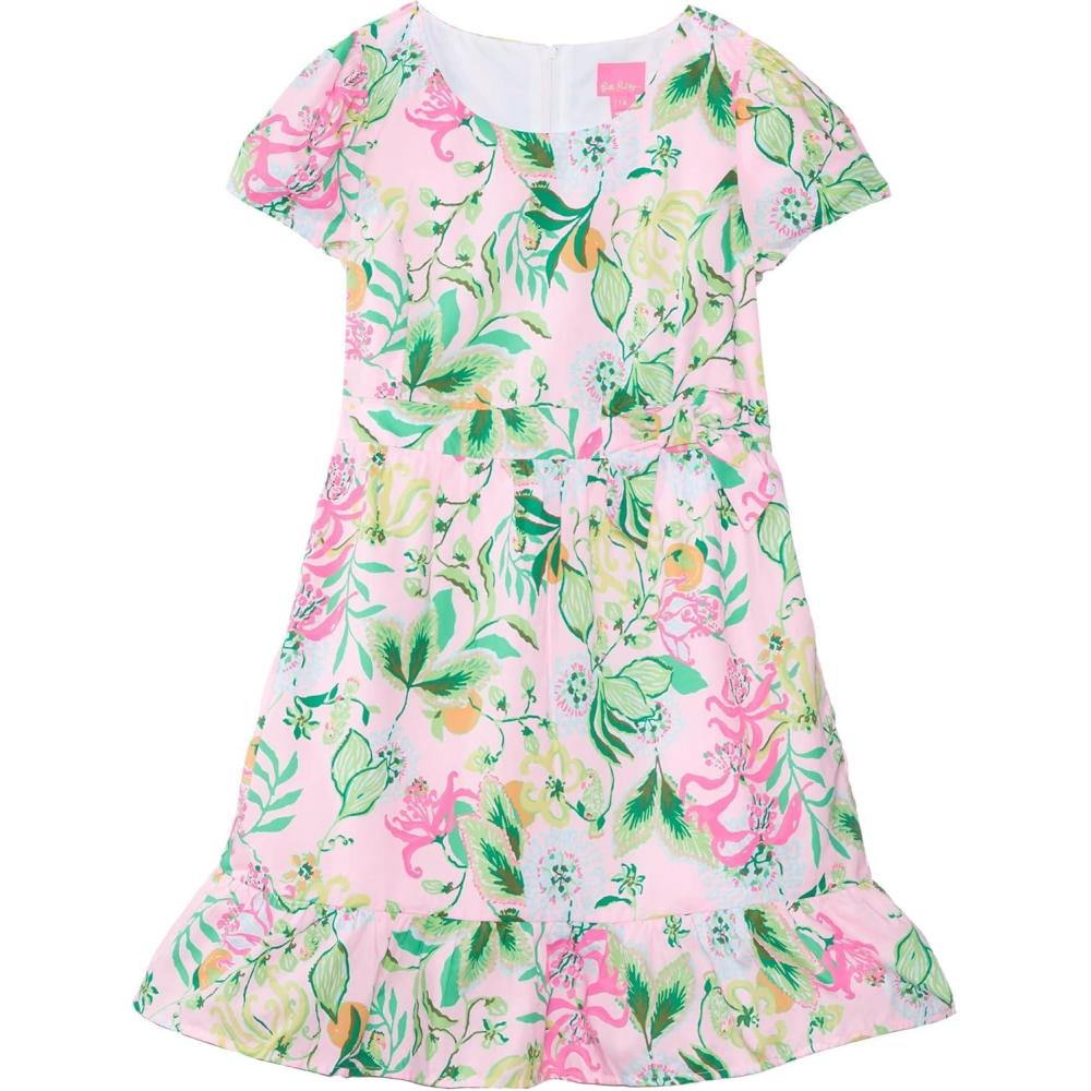 imageLilly Pulitzer Girls Alexandra Dress ToddlerLittle Big KidsMulti Via Amore Spritzer