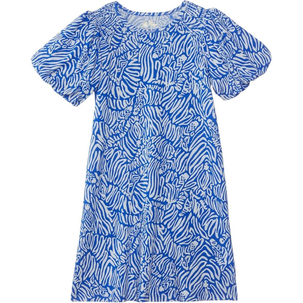 imageLilly Pulitzer Girls Mini Rosen Dress ToddlerLittle KidsBig KidsMartinique Blue Zee Bebe