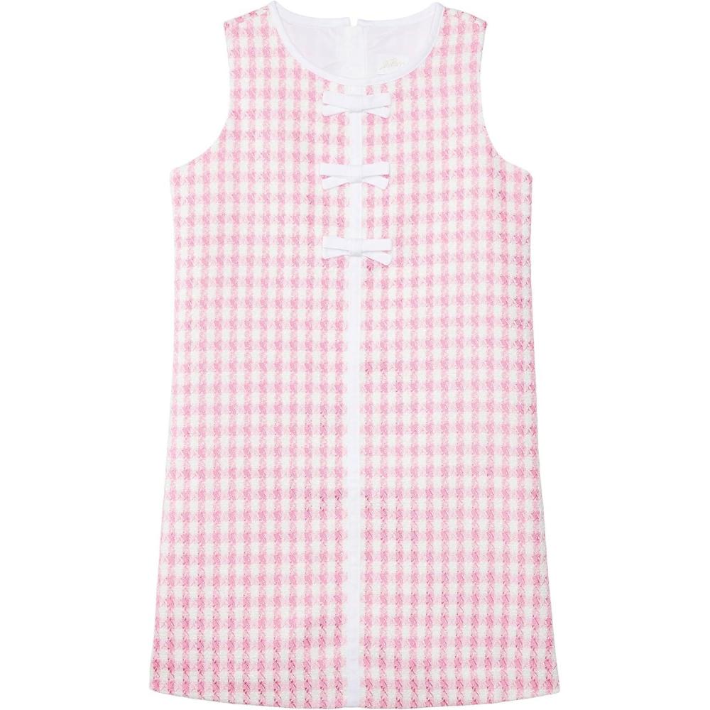 imageLilly Pulitzer womens Mini Aria Shift ToddlerLittle KidsBig KidsRousseau Pink Charming Check Boucle