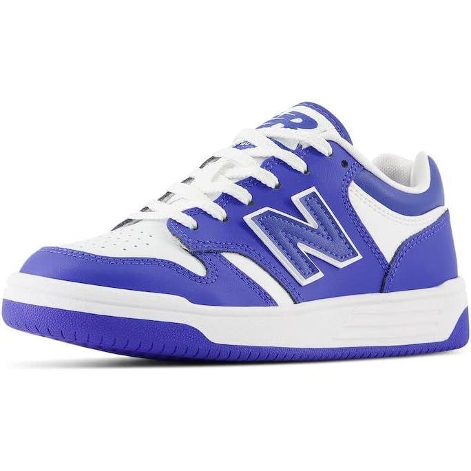 imageNew Balance Kids 480 V1 Laceup SneakerMarine BlueWhite