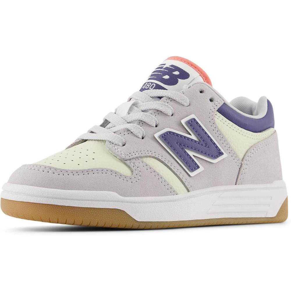 imageNew Balance Kids 480 V1 Laceup SneakerPearl GreyMineralDream State