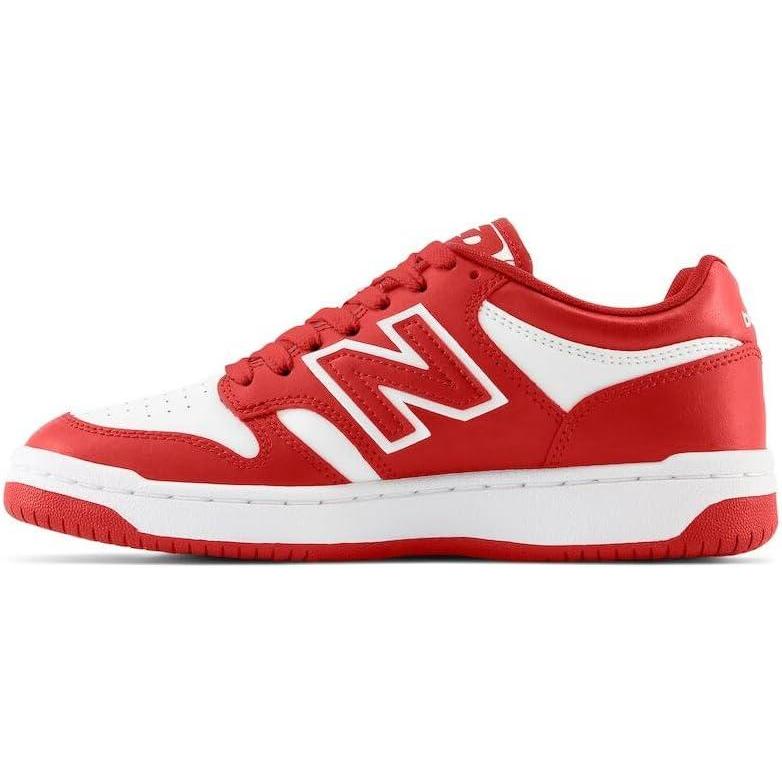 imageNew Balance Kids 480 V1 Laceup SneakerRedWhite