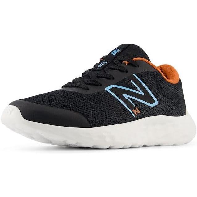imageNew Balance Kids 520v8 SneakersBlackTeam Sky BlueInfield Clay