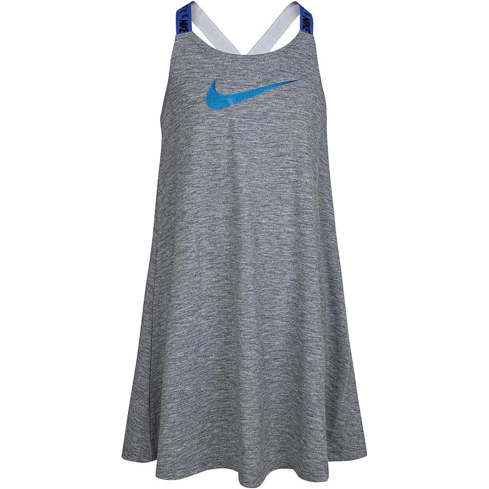 imageNike Girls Lil Bugs Butterfly Dress Little KidsDark Grey Heather