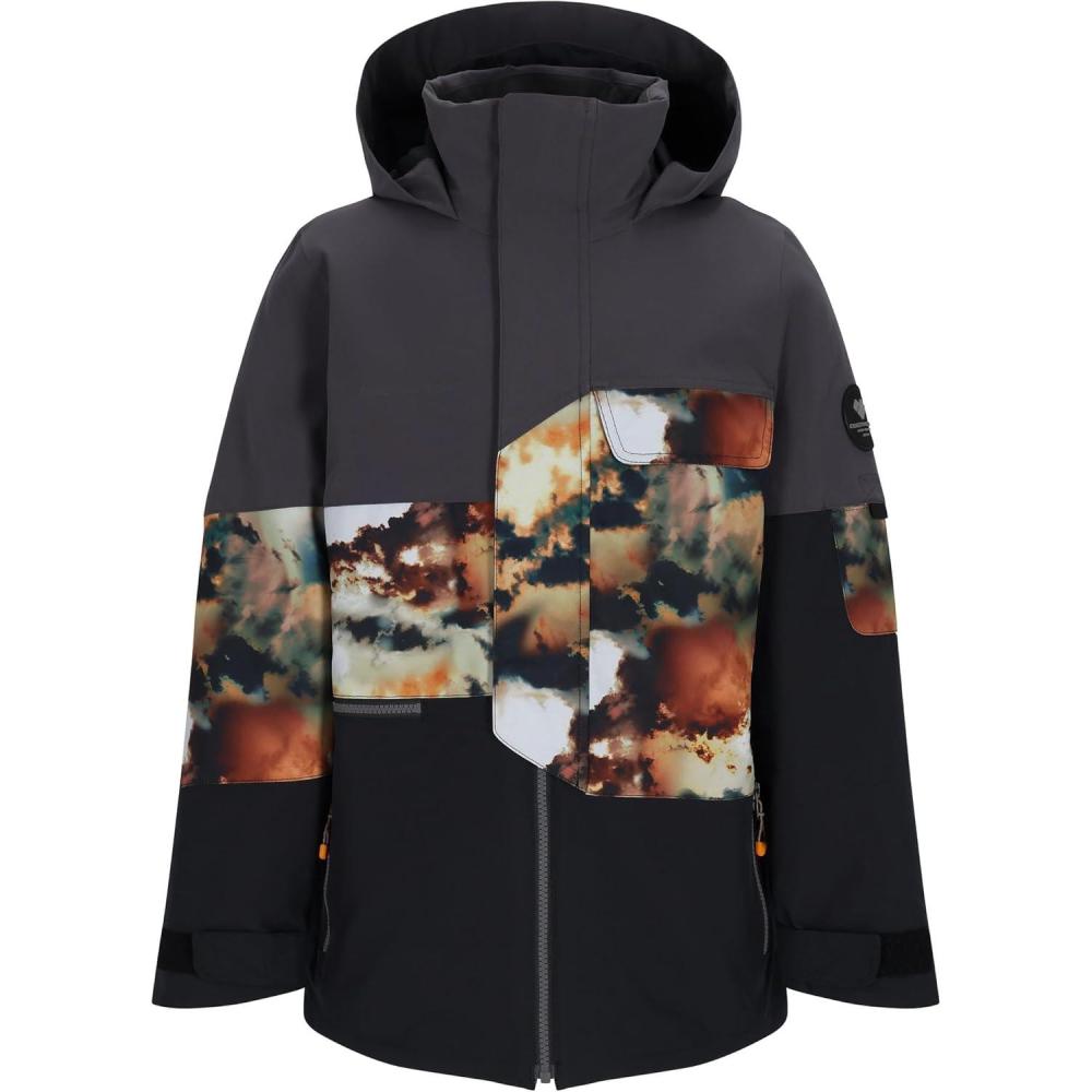 imageObermeyer Boys Axel Jacket Little Big KidAmber Cloud