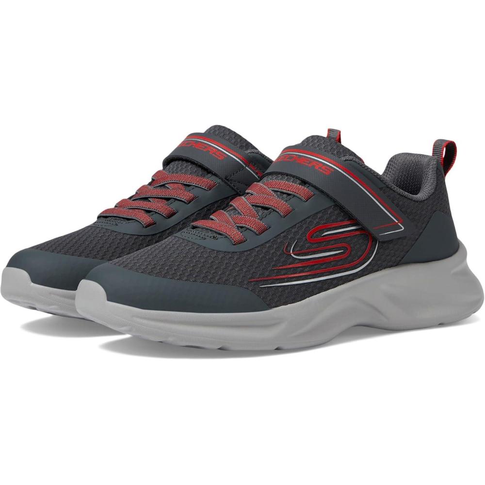 imageSkechers Mens Dynamatic Little Big Kid SneakerCharcoalRed