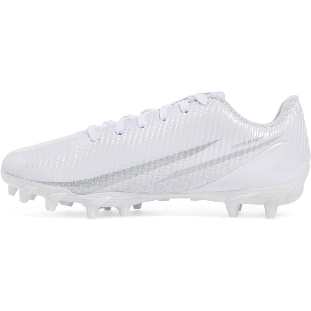 imageUnder Armour Boys Blur Select Jr Football Cleats Sneaker104 WhiteMetallic SilverMetallic Silver