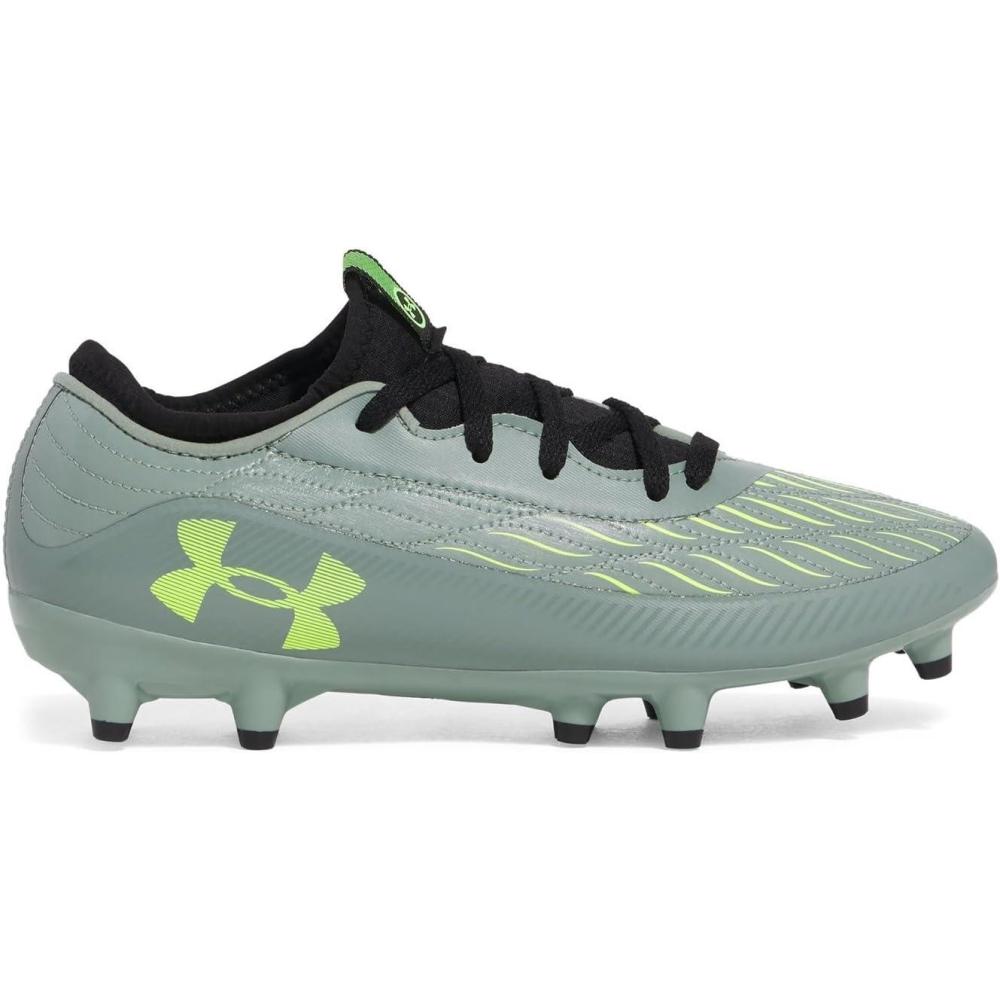 imageUnder Armour Boys Magnetico Select 4 Jr Football CleatSilica GreenSilica GreenHigh Vis Yellow