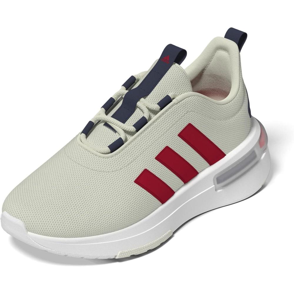 imageadidas Kids Racer TR23 LaceUp SneakerOrbit GreyBetter ScarletShadow Navy