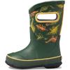 BOGS Rain Boot Super Dino (Toddler/Little Kid/Big Kid)(Dark Green)
