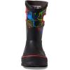 BOGS Rainboot Glitter Girls’ Toddler-Youth Boot(Black Multi Dino)