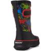 BOGS Rainboot Glitter Girls’ Toddler-Youth Boot(Black Multi Dino)