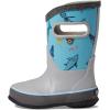 BOGS Rainboot Glitter Girls’ Toddler-Youth Boot(Gray Multi)