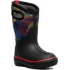 BOGS Unisex-Child Classic Ii-Warped Stripes (Toddler/Little Big Kid) Rain Boot(Black Multi)