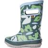 BOGS Unisex-Child Kids Rainboot Rain Boot(Dark Green Multi)