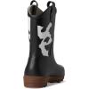BOGS Unisex-Child Lil’ Jolene Western Boot(Black & White)