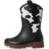 BOGS Unisex-Child Lil’ Jolene Western Boot(Black & White)