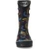BOGS unisex-child Rain Boots Wild Rainbows (Toddler/Little Kid/Big Kid) Rain Boot(Black Multi)