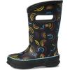 BOGS unisex-child Rain Boots Wild Rainbows (Toddler/Little Kid/Big Kid) Rain Boot(Black Multi)