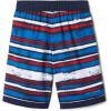 Columbia Boys Sandy Shores Boardshort, Moisture-Wicking, UV Sun Protection(Collegiate Navy Texture Stripe)