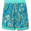 Columbia Boys Sandy Shores Boardshort, Moisture-Wicking, UV Sun Protection(Deep Marine King Palms)